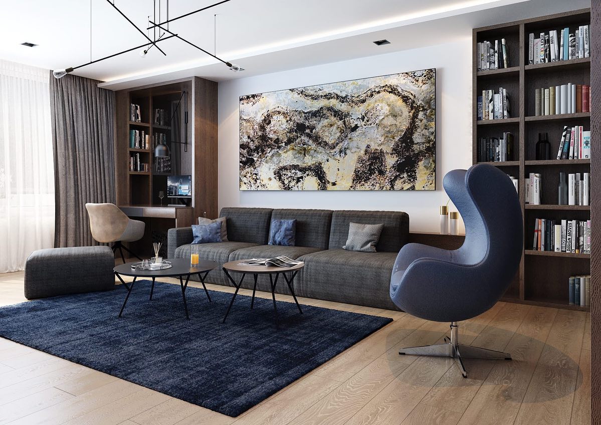 Svítící kamenné panely přináší do interiéru pocit luxusu